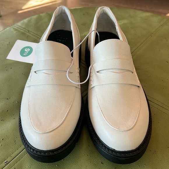 a new day Shoes - A New Day White Loafers